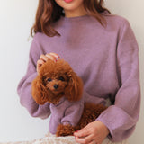 [Pair look SET] Melofrill puff sleeve knit